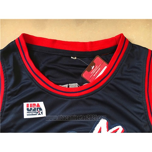 Camiseta USA 1996 Anfernee Hardaway #6 Negro